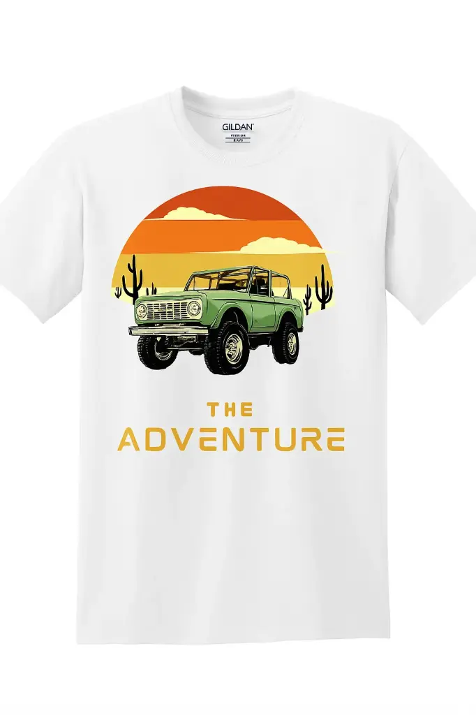 “The Adventure” Vintage Off-Road Desert Tee T-shirt
